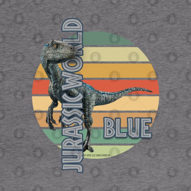 Jurassic Blue Velociraptor by Jurassic Merch
